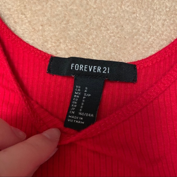 Forever21 Ribbed TANK TOP BODYSUIT - Picture 6 of 10